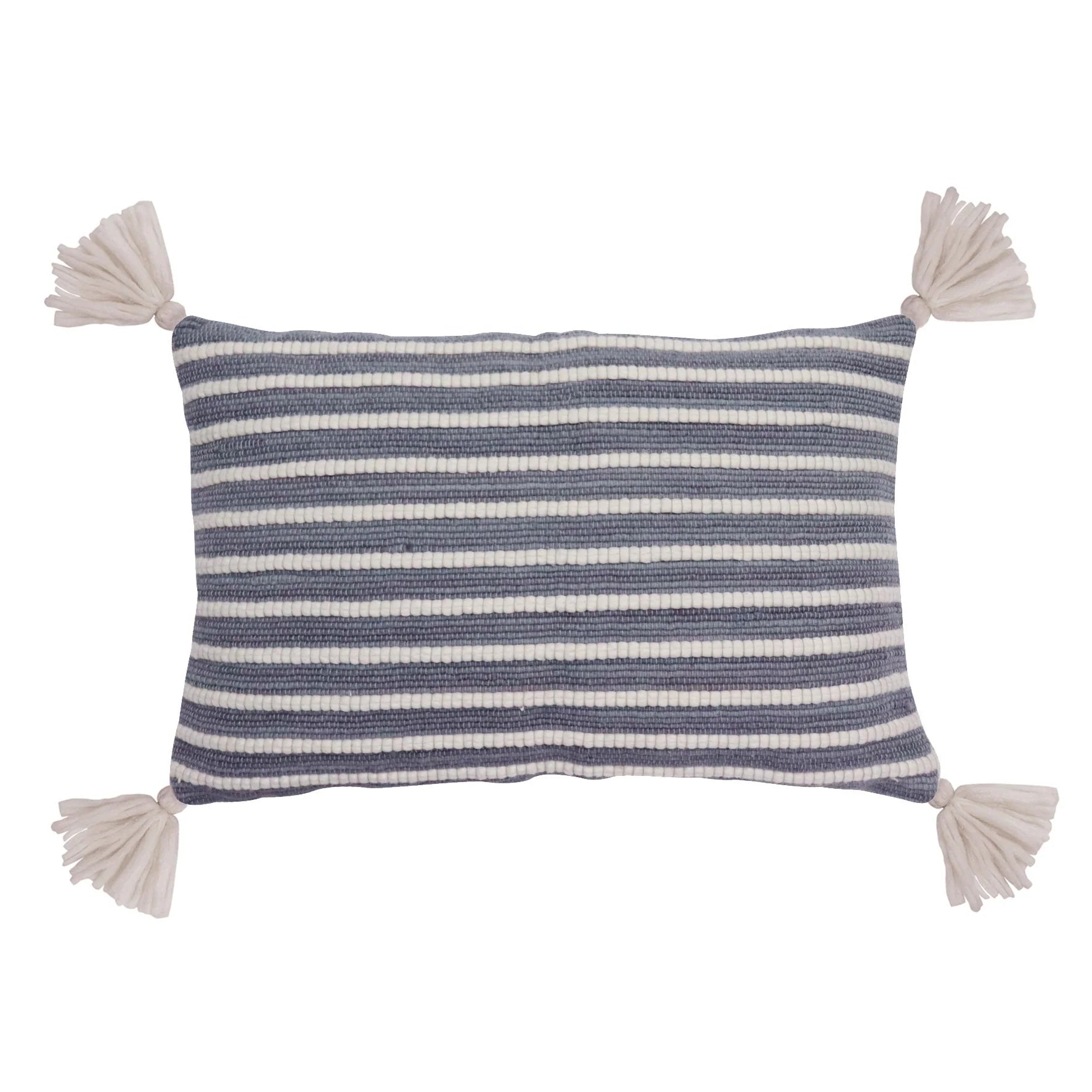 Elwood Blue Tassel Cushion 40 x 60