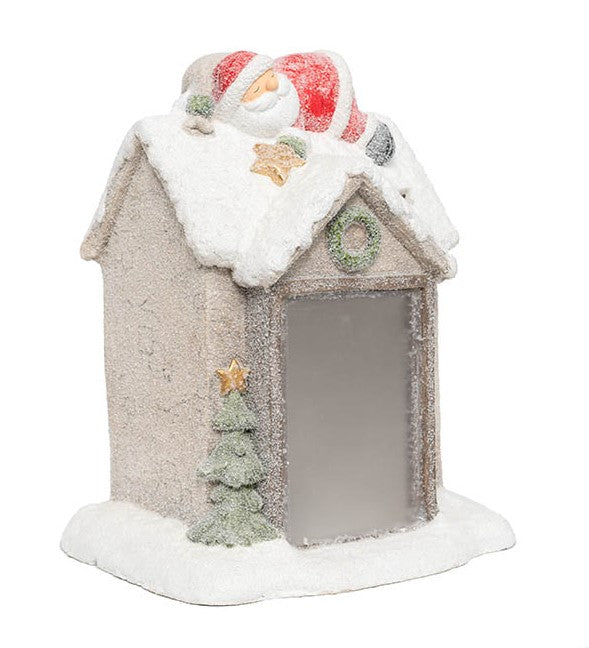 LED House with Santa