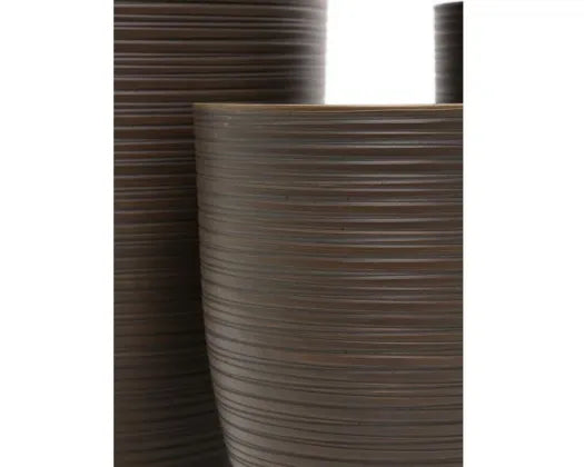 Kuta Aged Lite Pots Deep Russet L