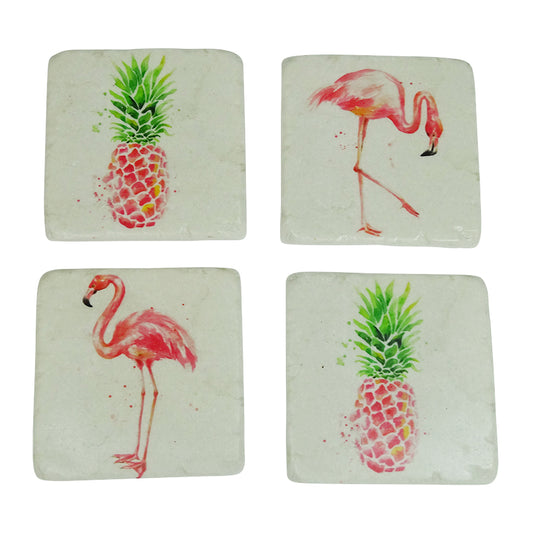 Flamepine Coasters Set 4