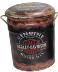 Harley Davidson Storage Stool Large