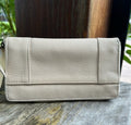 Off White Grain Leather Wallet