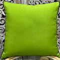 Green Leaf Black Pipping 50 x 50