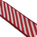 Red White Striped Ribbon