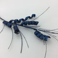 Navy Blue Spiral Spray