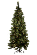 7.5 Foot Slimline Carolina Pine w/lights