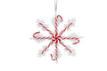 Candy Cane/Snow Hanging Christmas Decor