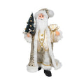 Champagne Santa w/Tree and Parcel