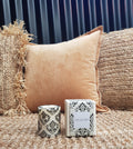 Pineapple Damask 3" Black and White
