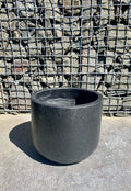 Black Terrazzo Low u Pot Med