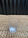 Tumbler Glass Palm Clear