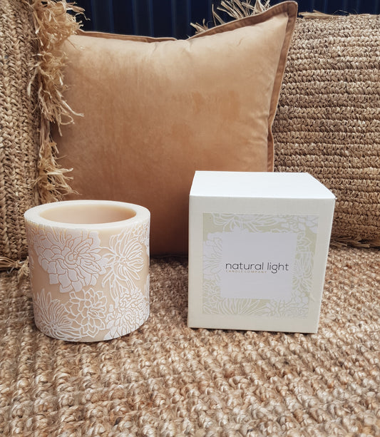 Japanese Chrysanthemum Lantern Hollow Ivory/White