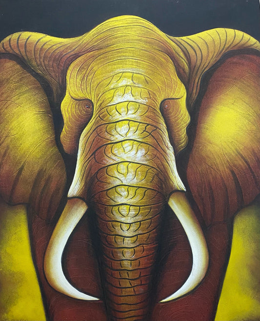 Orange/Yellow Elephant Single