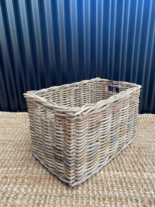 Rattan Basket 50cm x 30cm x 30cm