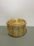 Round Rattan Coffee Table