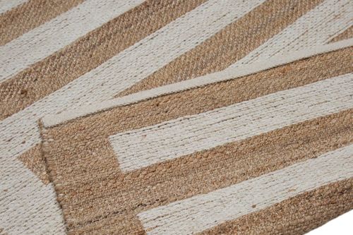 Tonk Jute White Rug  160 x 230 cm