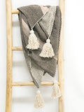 Zaphyr Cotton Throw Beige